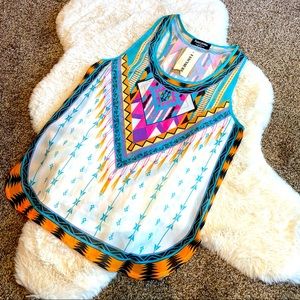 Bright Patterned Tank